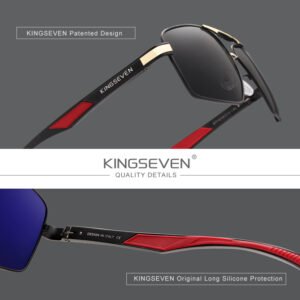 KINGSEVEN Brand 2020 DESIGN Men Classic Polarized Sunglasses Luxury Brand Sun Glasses For Driving Retro Oculos Male - 2