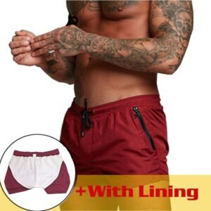 Mens Sexy Swimsuit Swimwear Men Swimming Shorts Briefs Beach Sports Suits Surf Board Swim Trunks - 2